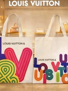 Louis Vuitton Novelty Canvas Tote bag - Shenzhen exhibition - Limited Edition
